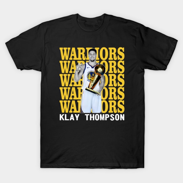 Golden State Warriors Klay Thompson 11 T-Shirt by Thejockandnerd